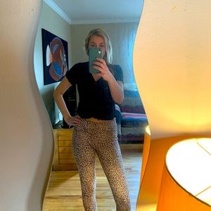Michael Kors leopard print jeggings